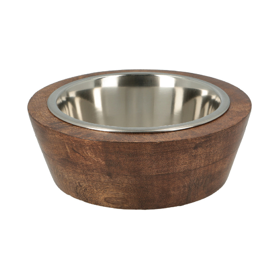 Comedero Cónico de Madera y Acero