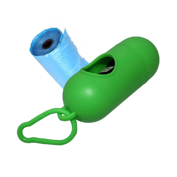Porta Bolsa Sanitaria incluye Rollo de Bolsas