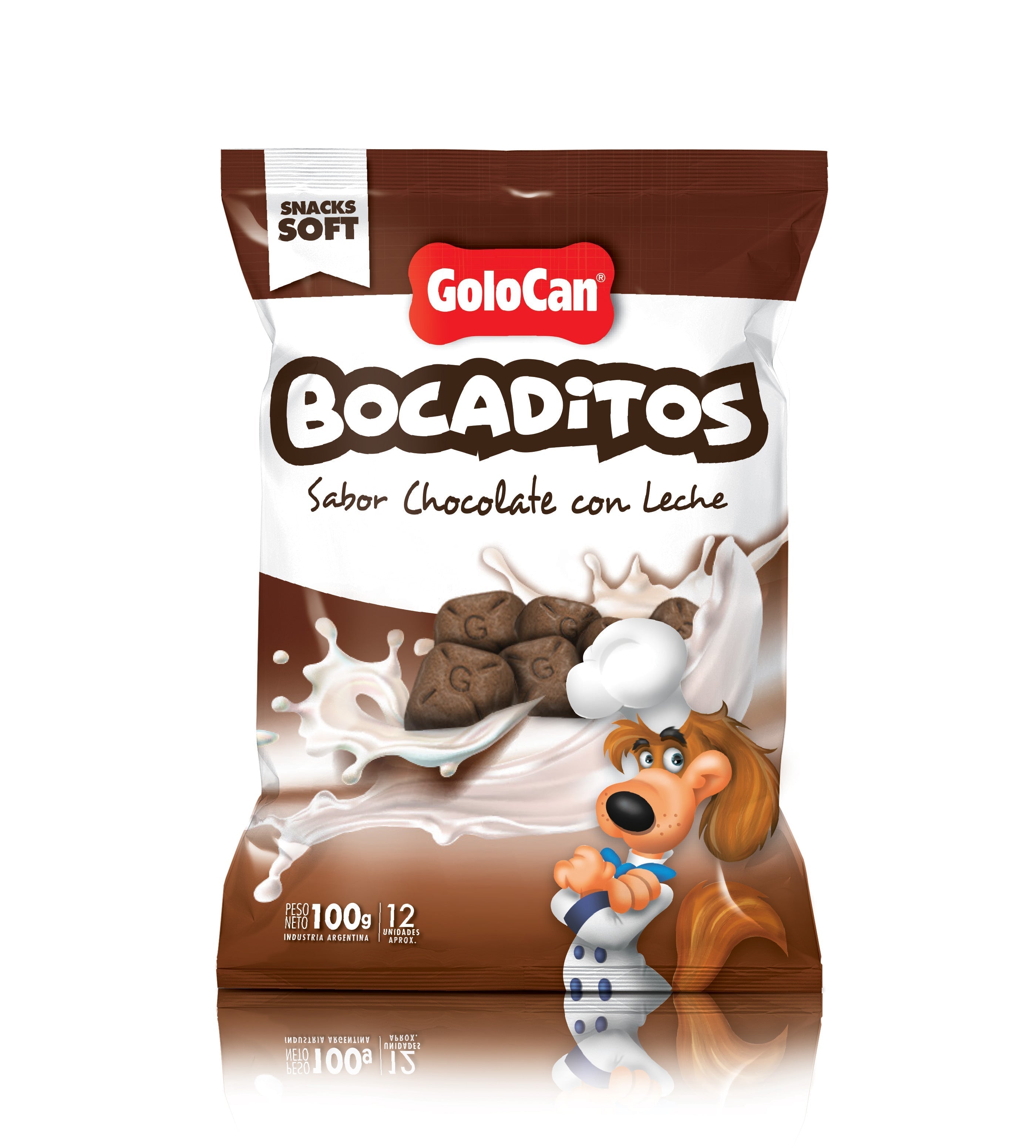 Bocaditos Perro Golocan Chocolate con Leche