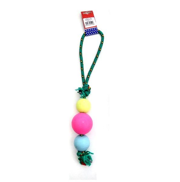 Soga Alpina de 45cm con Pelota de Goma Mediana