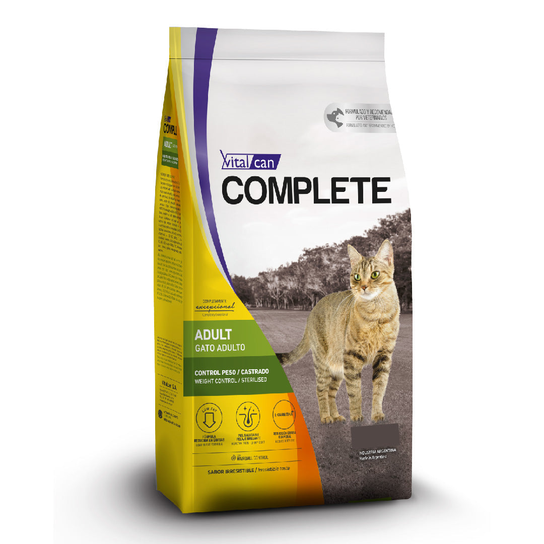 Alimento Complete Gato Control de Peso / Castrado