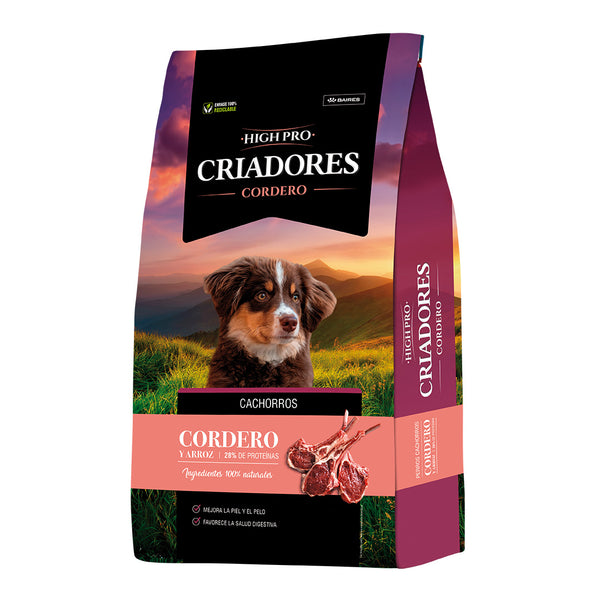 Alimento High Pro Criadores Perro Cachorro Cordero