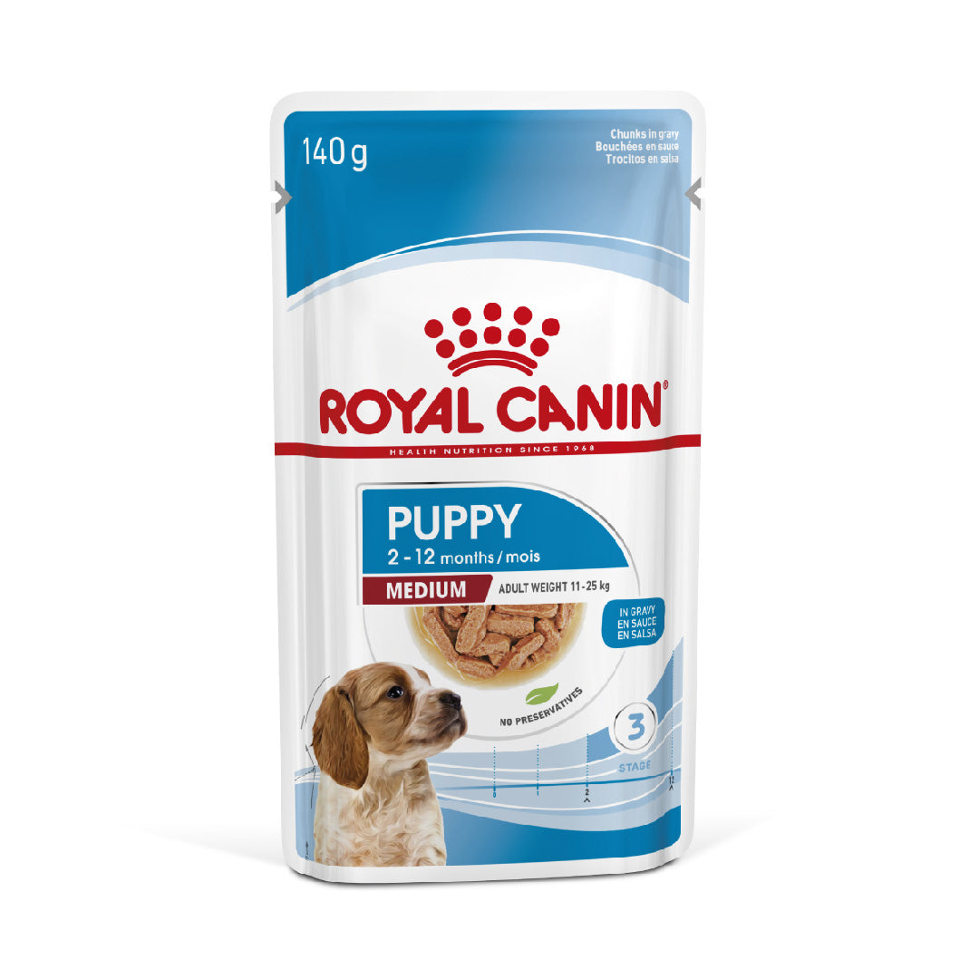 Pouch Royal Canin Perro Medium Puppy Wet