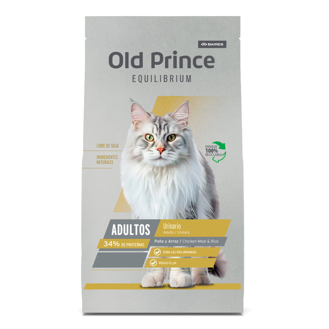 Alimento Old Prince Equilibrium Gato Adulto Urinario