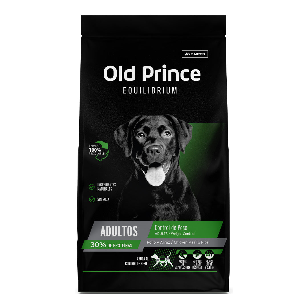 Alimento Old Prince Equilibrium Perro Adulto Control de Peso