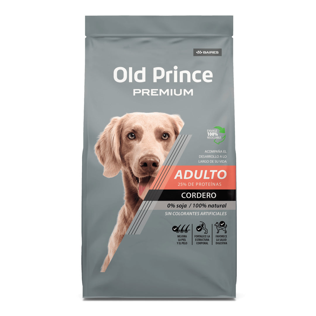Alimento Old Prince Premium Perro Adulto Cordero