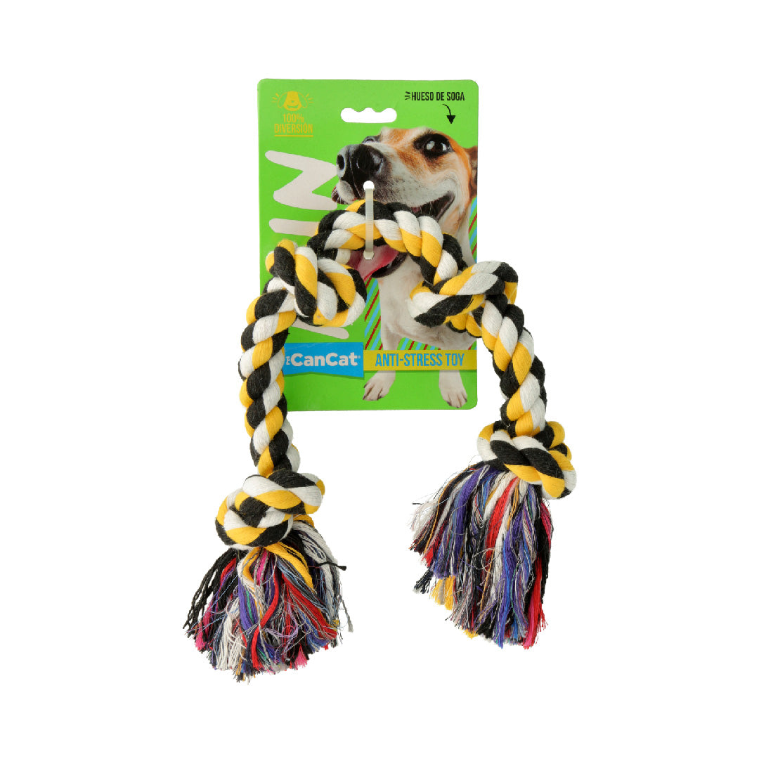 Hueso de Soga Fun 40cm con 2 nudos