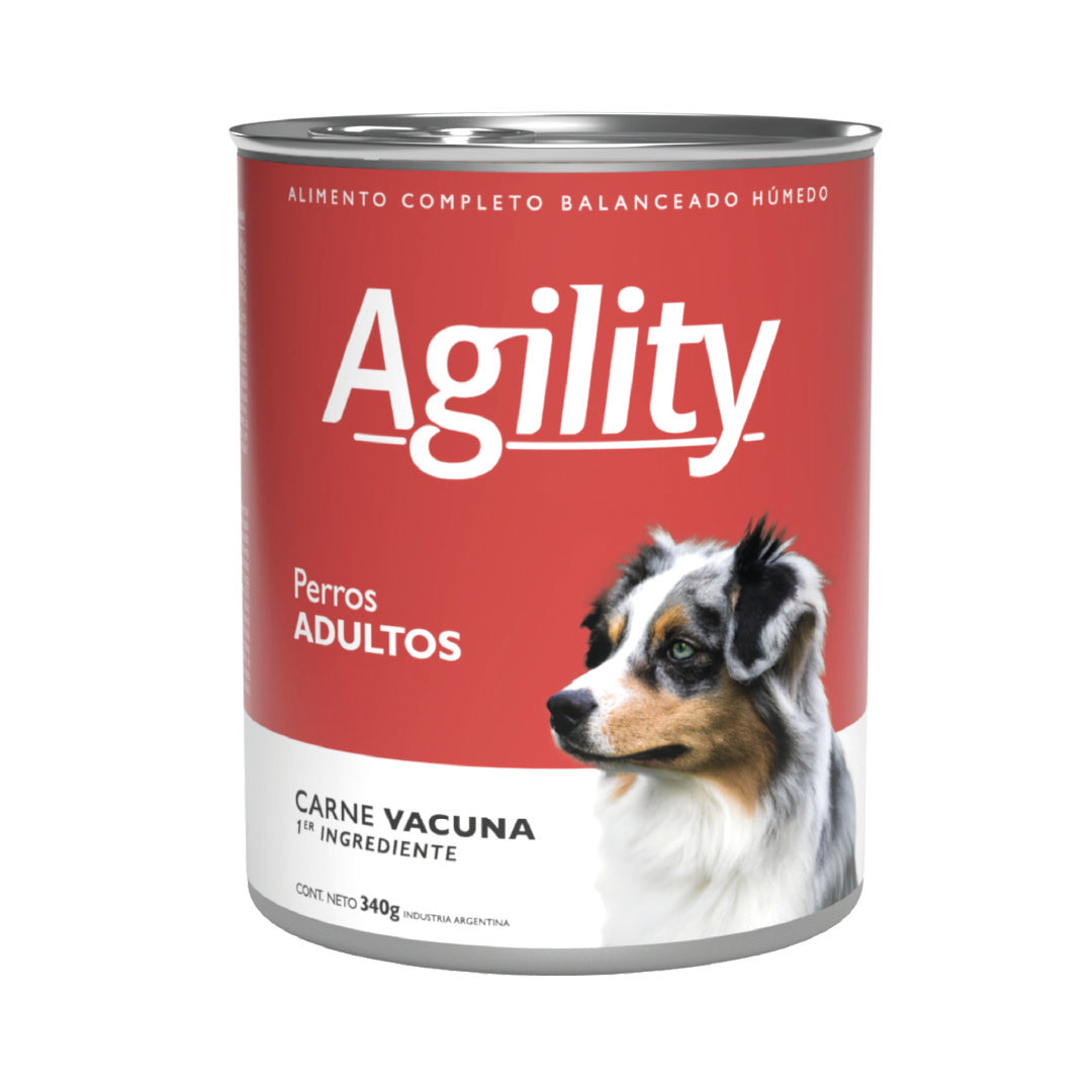 Lata Agility Perro Adulto Carne
