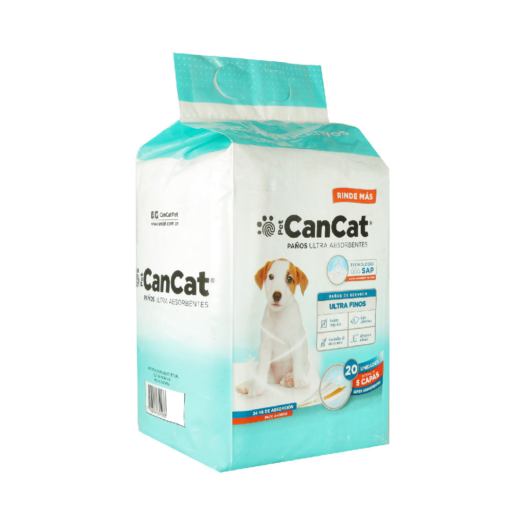 Paños Educativos CanCat Pack Ahorro x 20 unidades