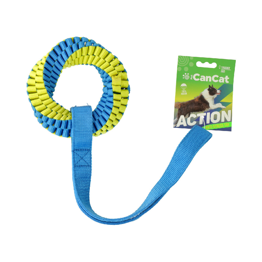 Tirador Action con Mordillo Aro Bordado