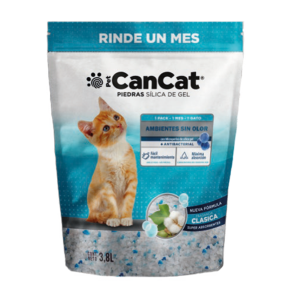 Piedras Sanitarias Gato CanCat Silica Gel Clasica