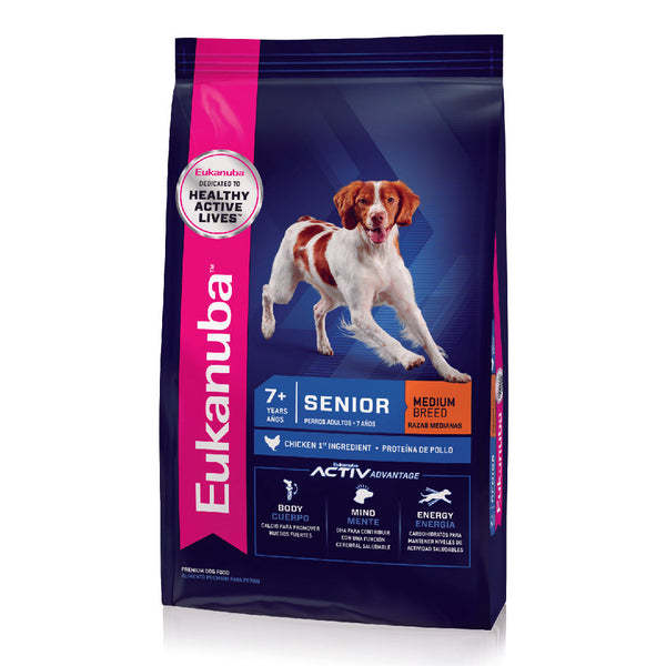 Alimento Eukanuba Perro Senior Mediano