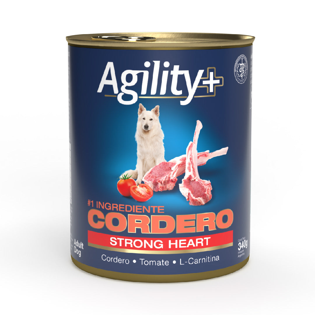 Lata Agility Perro Adulto sabor Cordero Strong Heart