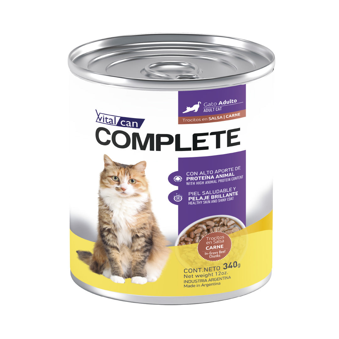 Lata Complete Gato Adulto Carne