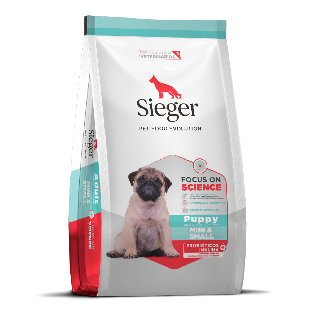 Alimento Sieger Perro Cachorro Pequeño 12+3kg