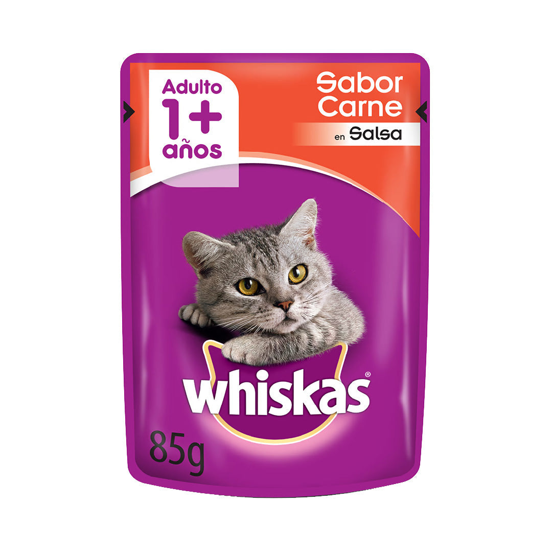 Pouch Whiskas Gato Adulto Carne