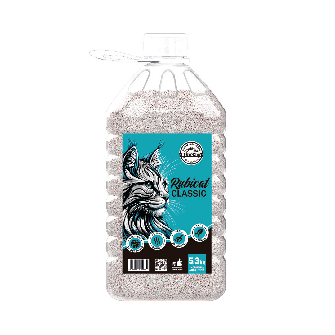 Bidón Piedras Arena Sanitaria Aglutinante Rubicat Classic