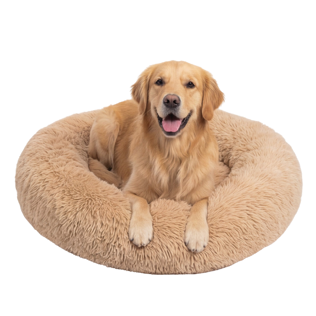 Cama Antiestrés Funda Desmontable Camel