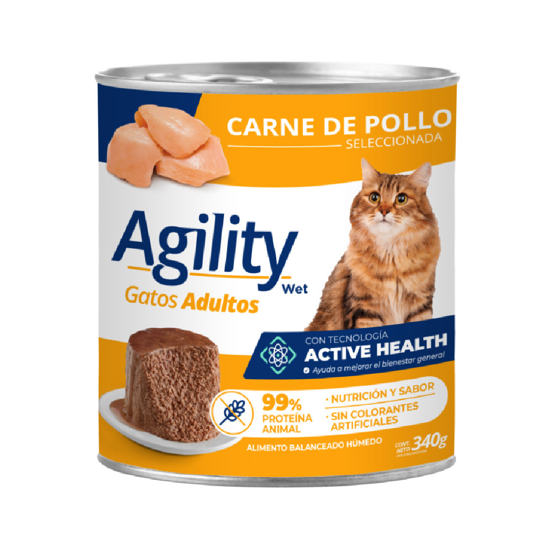 Lata Agility Gato Adulto sabor Pollo