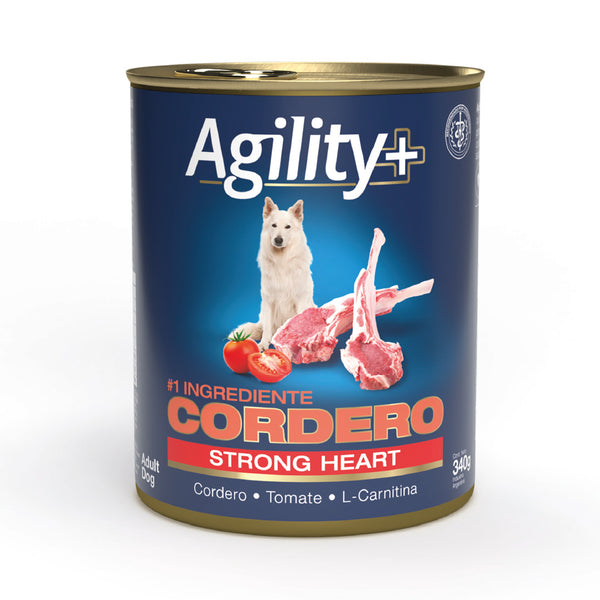 Lata Agility+ Perro Adulto Cordero Strong Heart