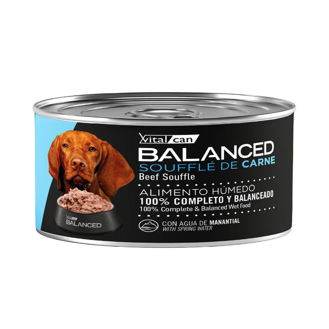 Lata Balanced Perro Adulto Souffle Carne