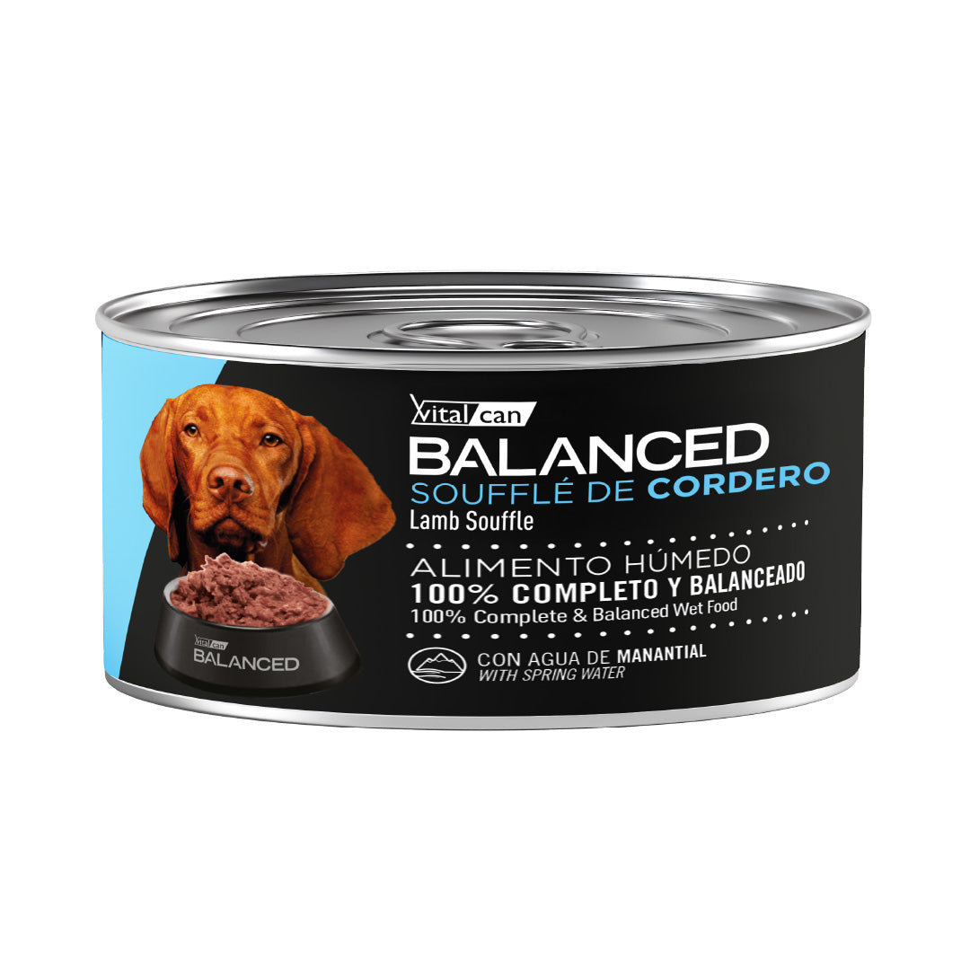 Lata Balanced Perro Adulto Souffle Cordero