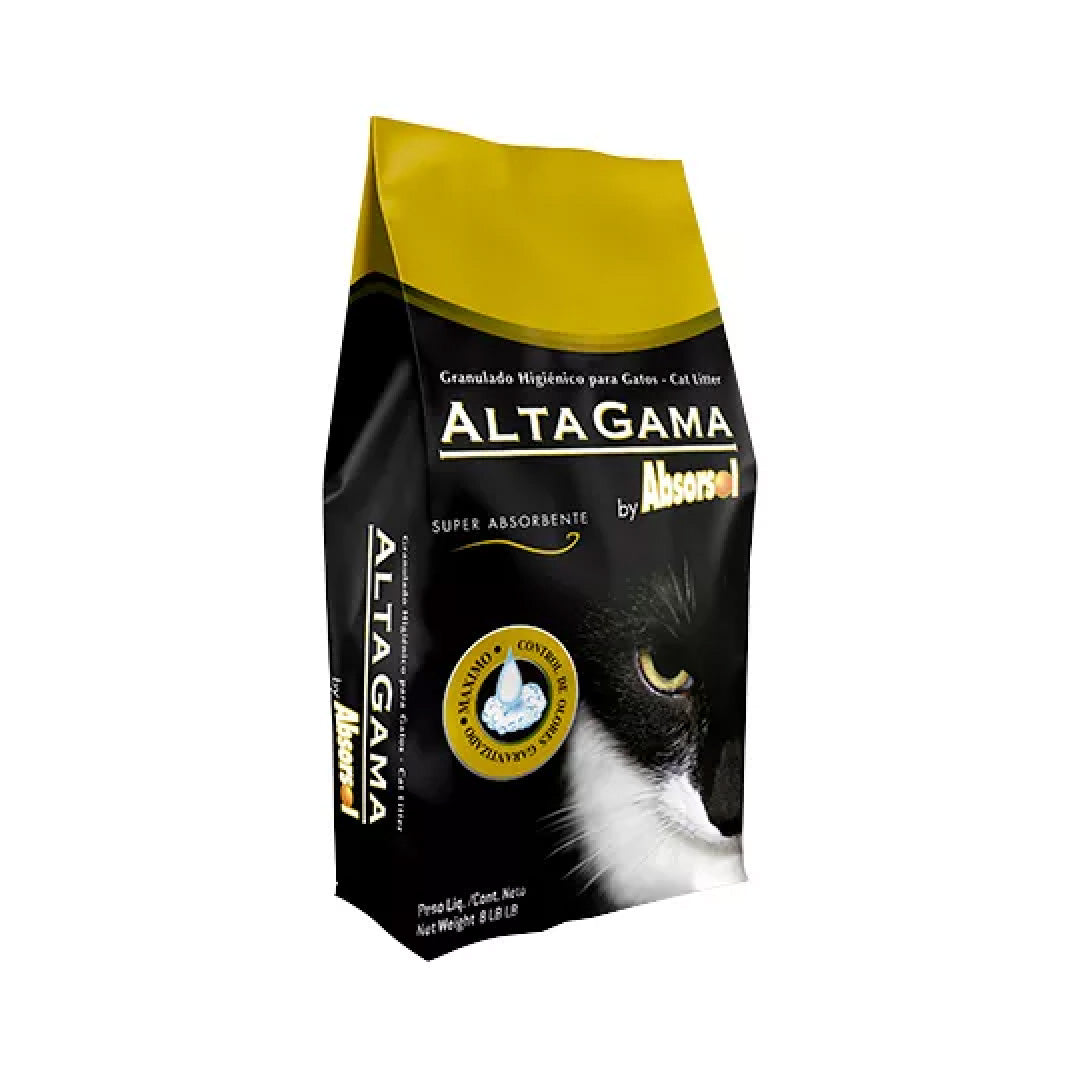 Piedras Sanitarias Gato Absorsol Alta Gama Negra