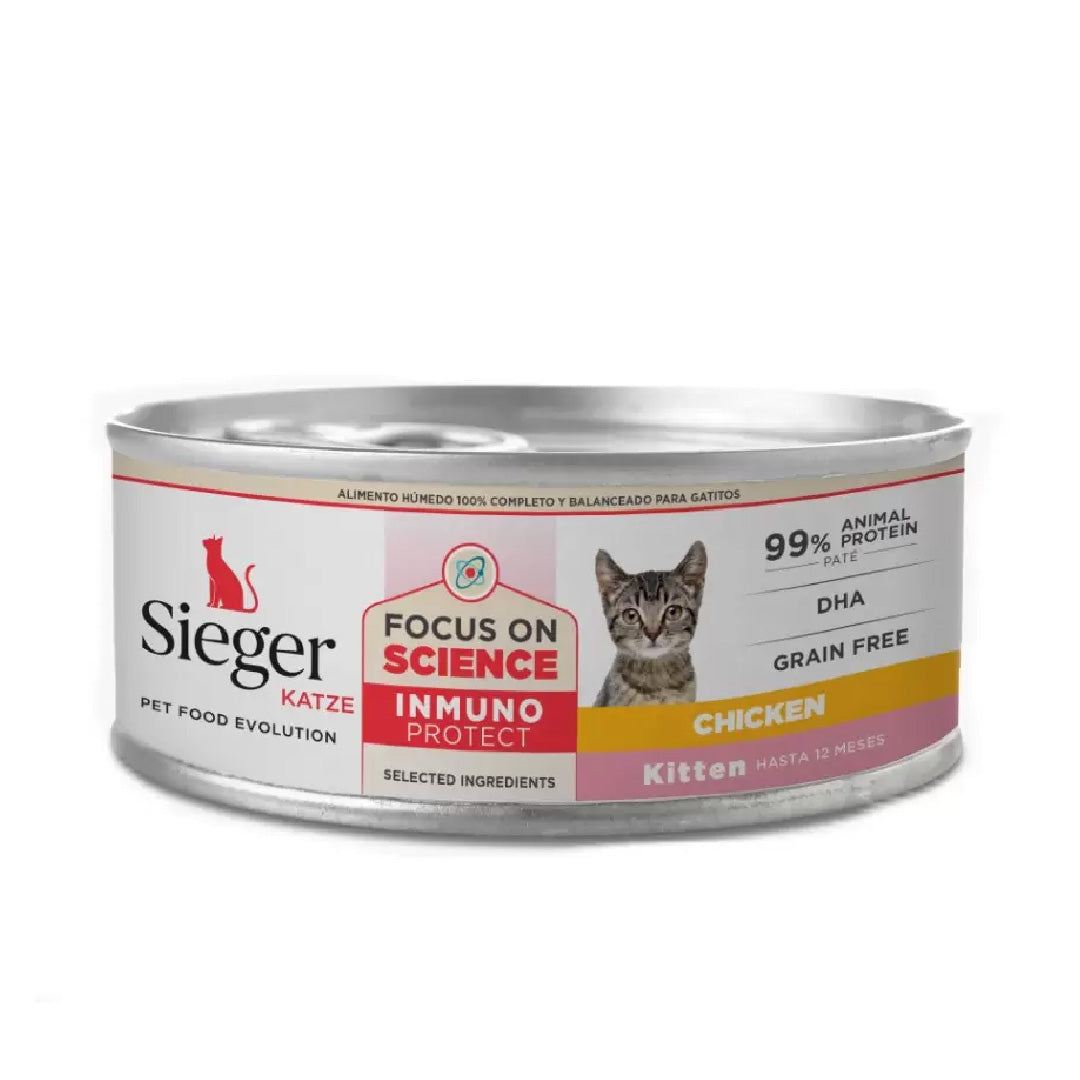 Lata Sieger Katze Gatito Kitten sabor Pollo